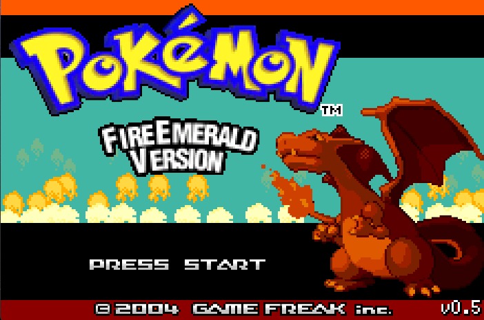 Pokémon FireEmerald background